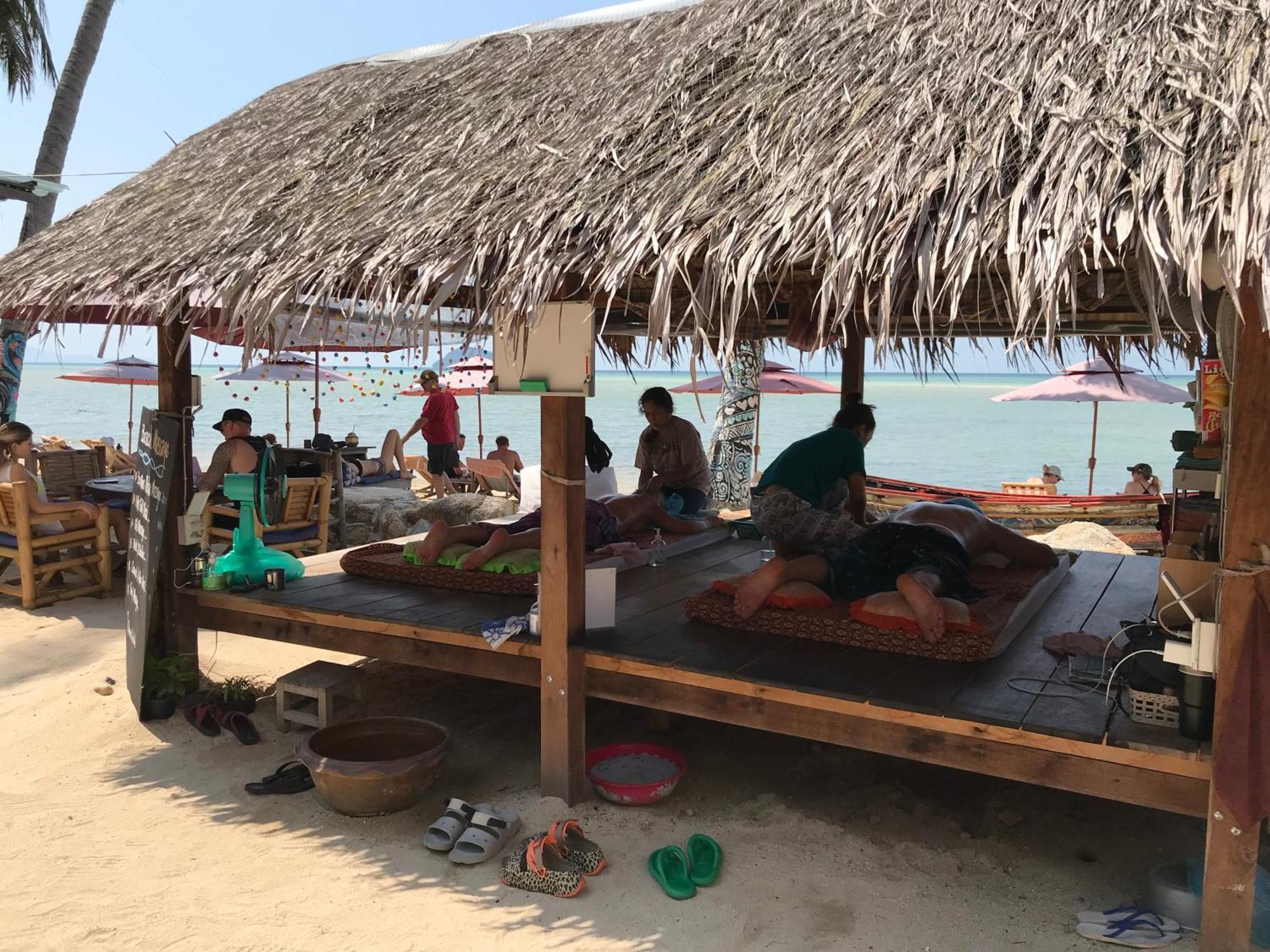 Castaway Beach Bungalows Srithanu Extérieur photo